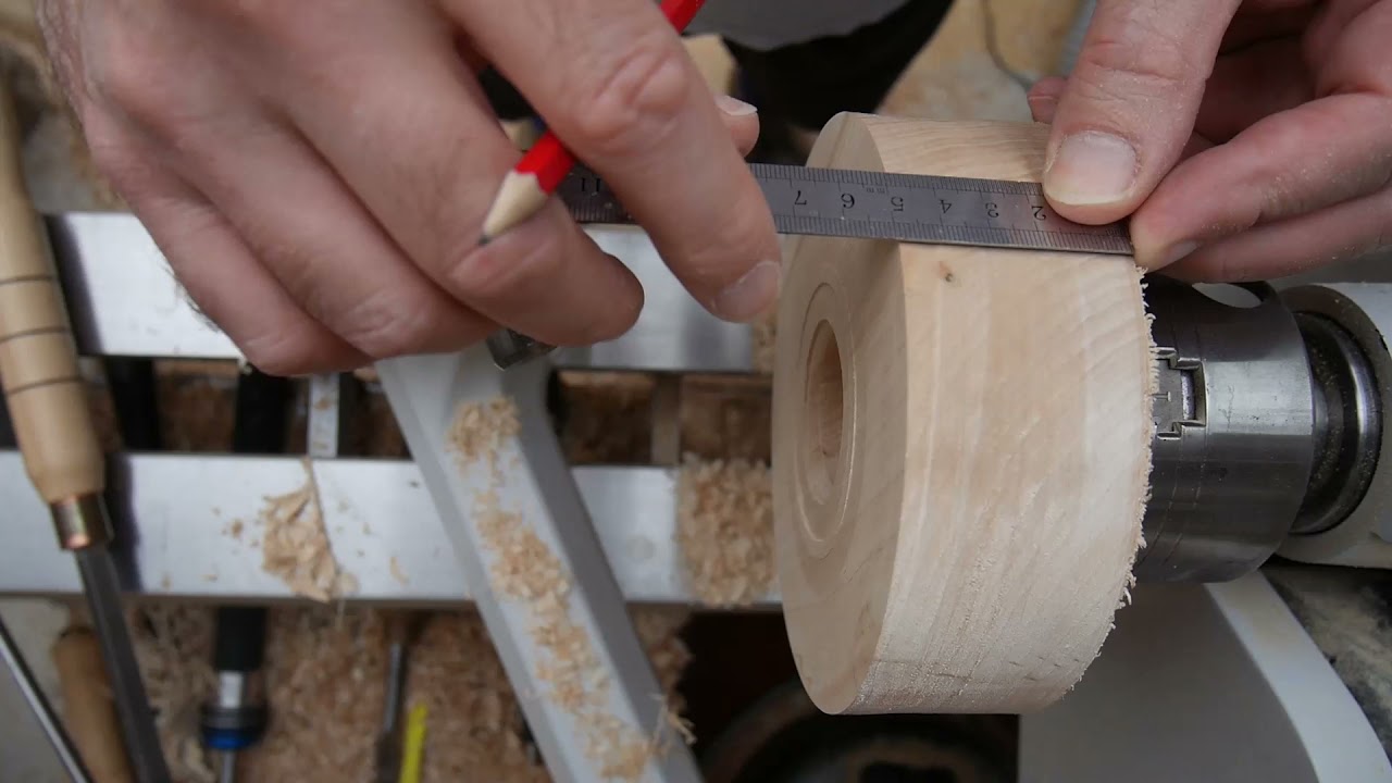 Woodturning - #tealightchallenge2021 Double sided, decorated tealight holder for Claire's challenge