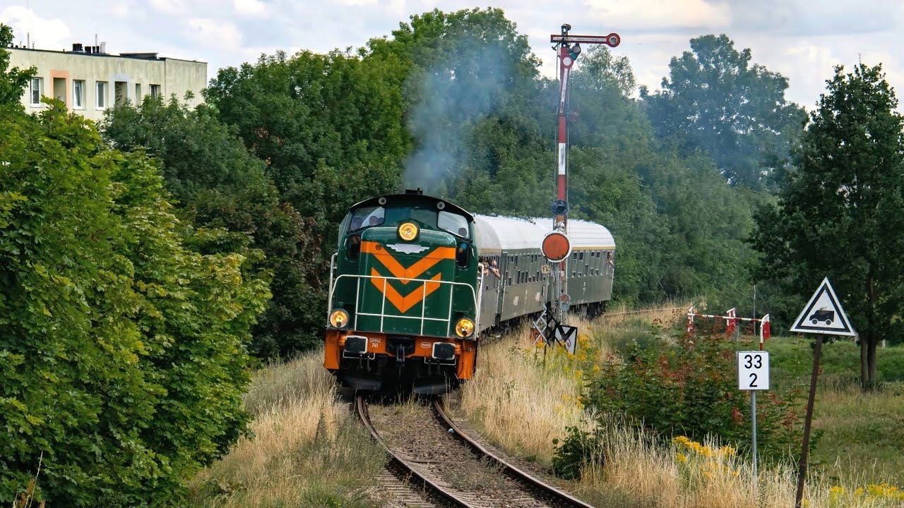 Wakacje na Mazurach - SM42-741 z Pociągami Turkolu 