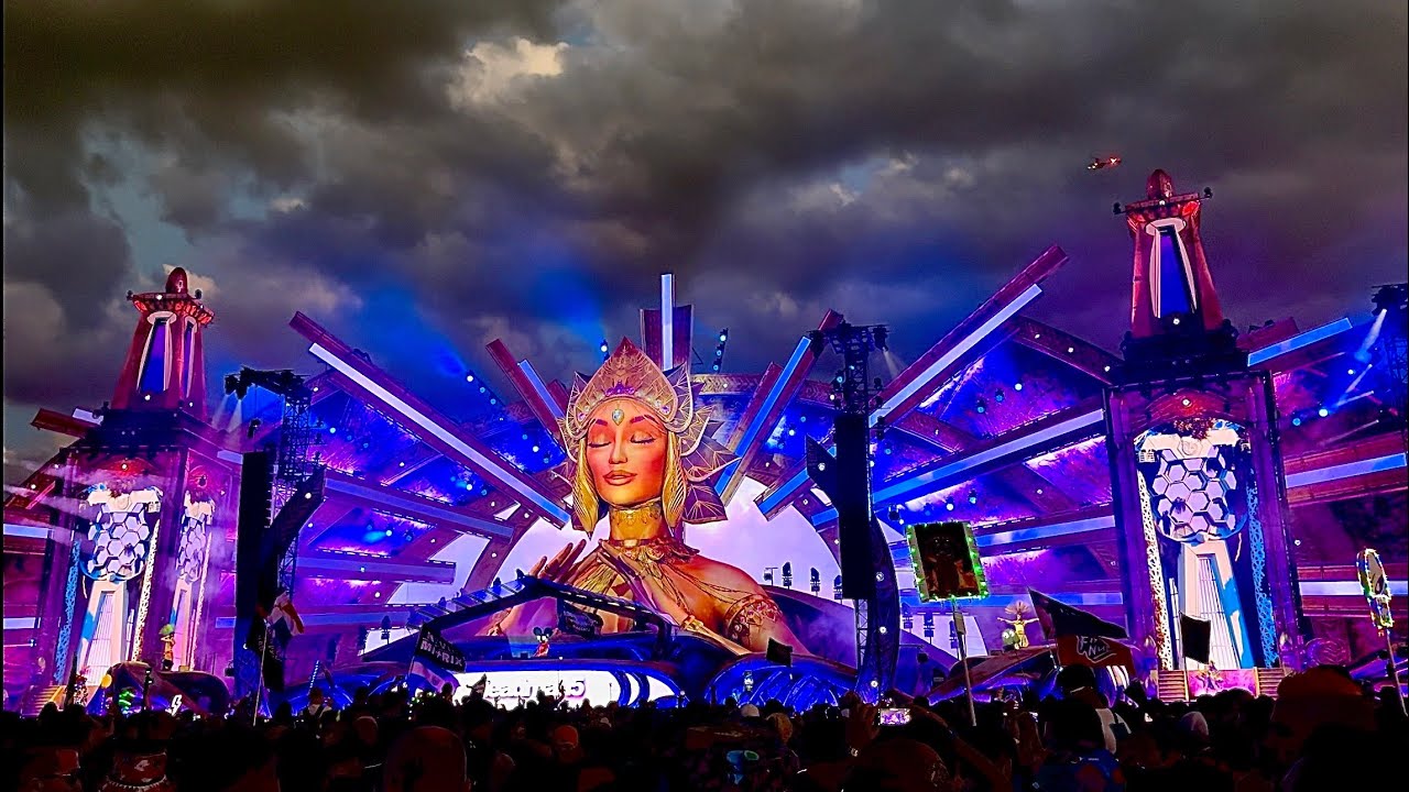 4K Deadmau5 Full Set EDC Orlando 2023 Sunset Set Kinetic Filed