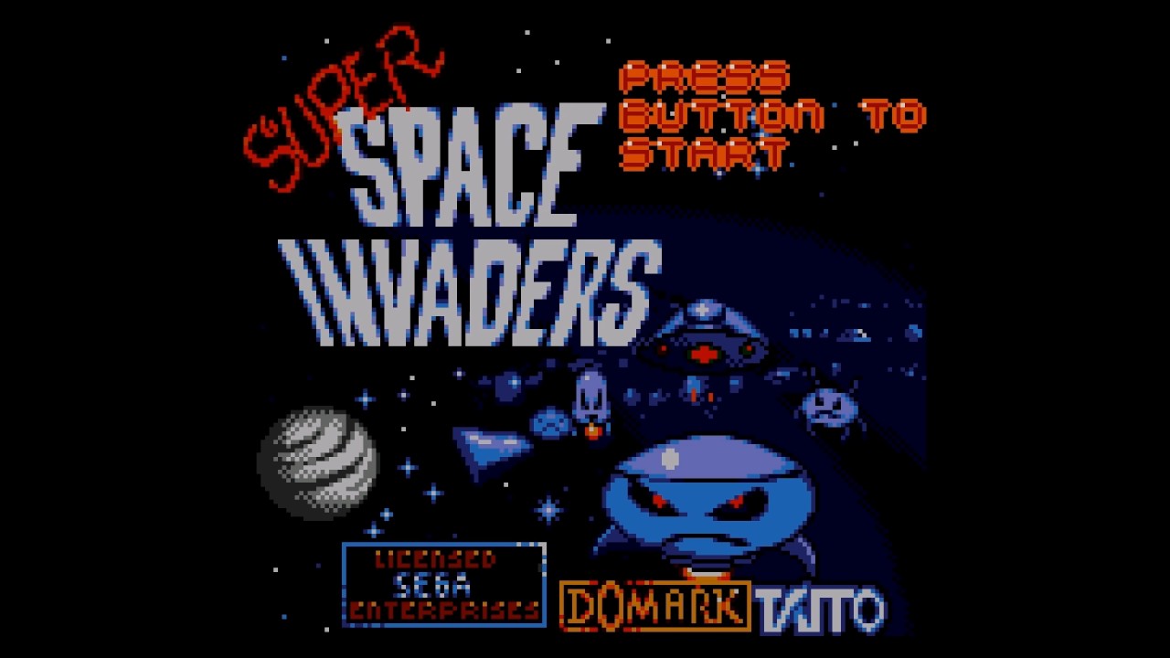 Super Space Invaders (Game Gear) - BGM 02: Ending Theme & Game Over