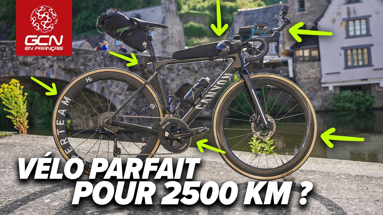 Mon setup vélo pour essayer d'être le plus rapide à traverser la France