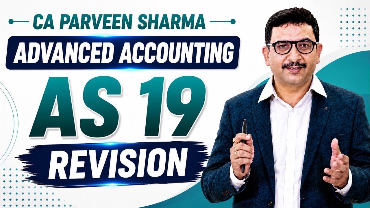 AS 19 Leases | Quick Revision | Advanced Accounting