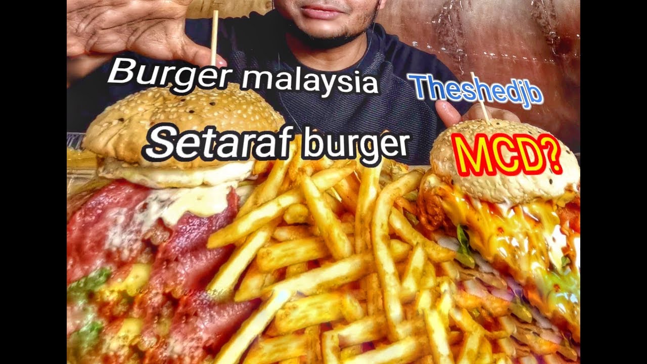 #Review burger Malaysia the shed jb. #Jom #makan #ASMR episode 8