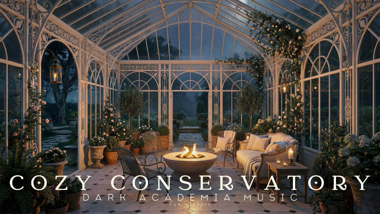 midnight solitude in a victorian glasshouse 🌿 emotional piano (dark academia)