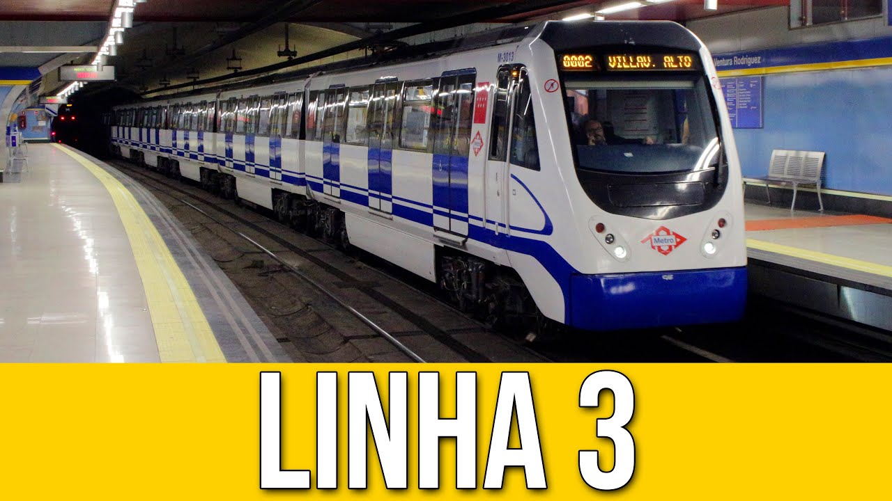 Linha 3 do Metrô de Madrid/Espanha