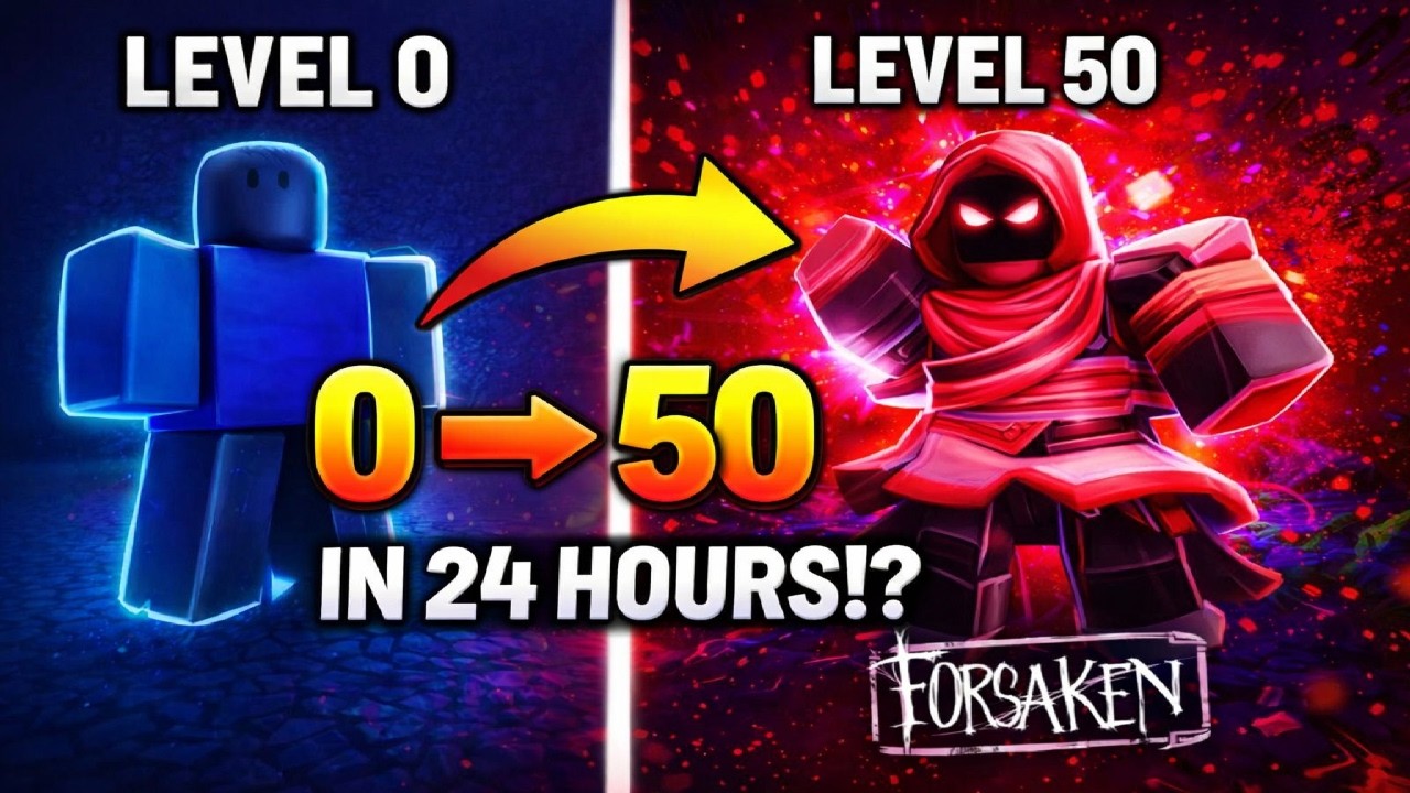 I Tried Going From Level 0 to 50 in 24 Hours (Forsaken)