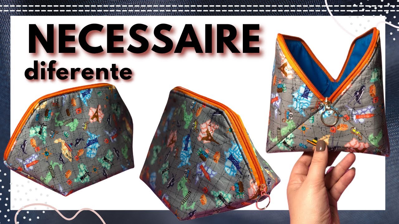 Necessaire diferente - Passo a Passo