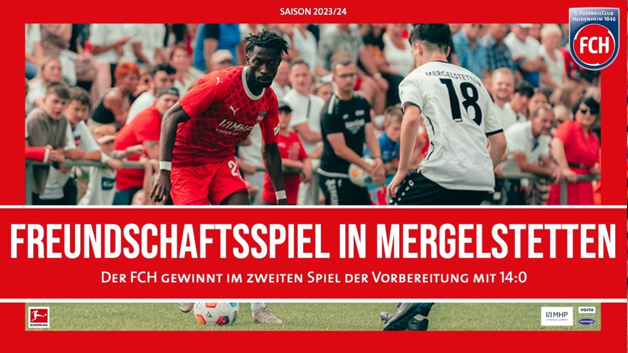 Freundschaftsspiel gegen den SV Mergelstetten
