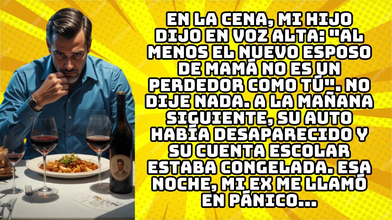 EN LA CENA, MI HIJO DIJO EN VOZ ALTA: 