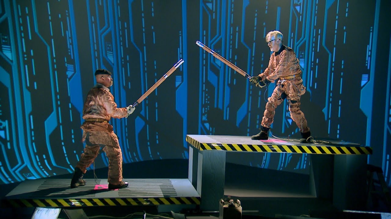 A MythBusting Lightsaber Duel