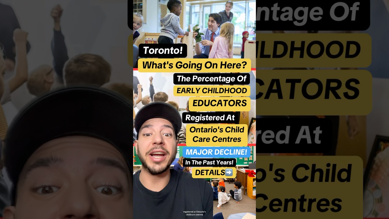 Ontario's Child Care Crisis Deepens As Number Of Early Childhood Educators Plummets! #ontario