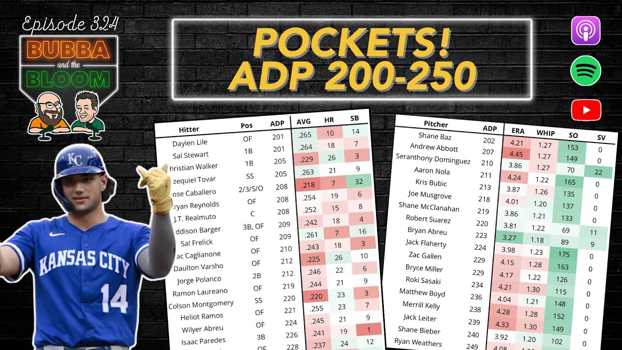 Bubba & the Bloom EP 324 - Pockets of ADP 200-250