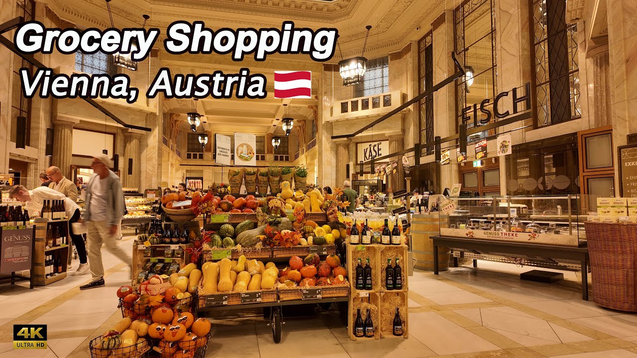 Grocery Shopping in Vienna Austria 🇦🇹 | INTERSPAR Schottentor Hypermarket Walk [4K, Sept 2025]