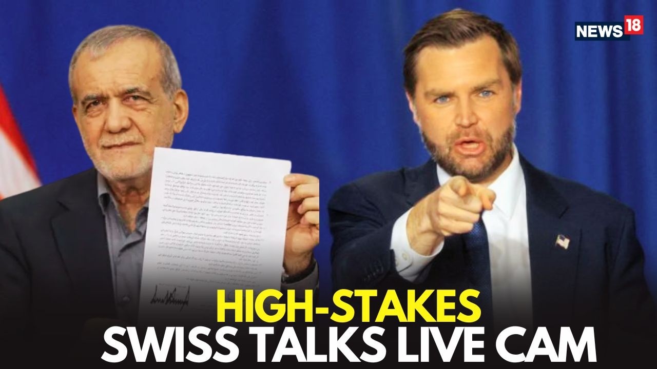 US-Iran Peace Deal Live In Switzerland | Iran Hardliners Revolt | Vance In Switzerland Live