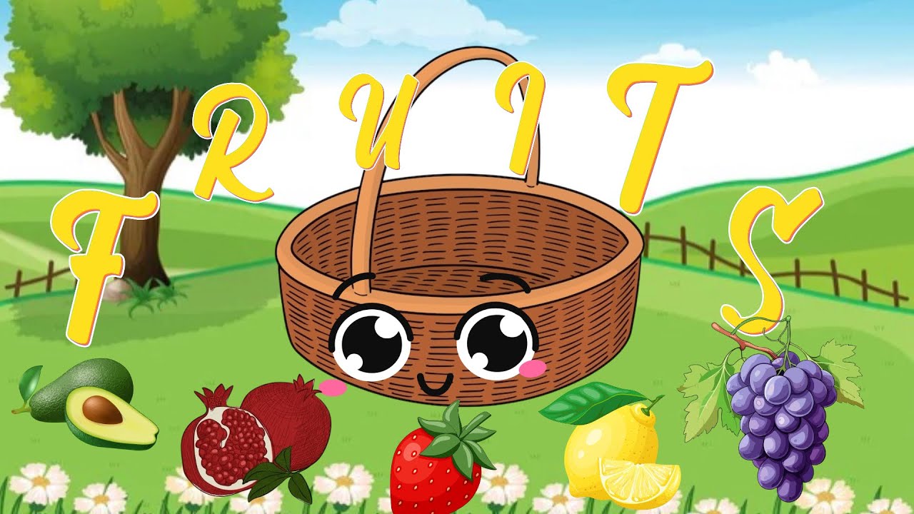 🍎 Apprendre les fruits en français | Les noms des fruits pour les enfants 🍌