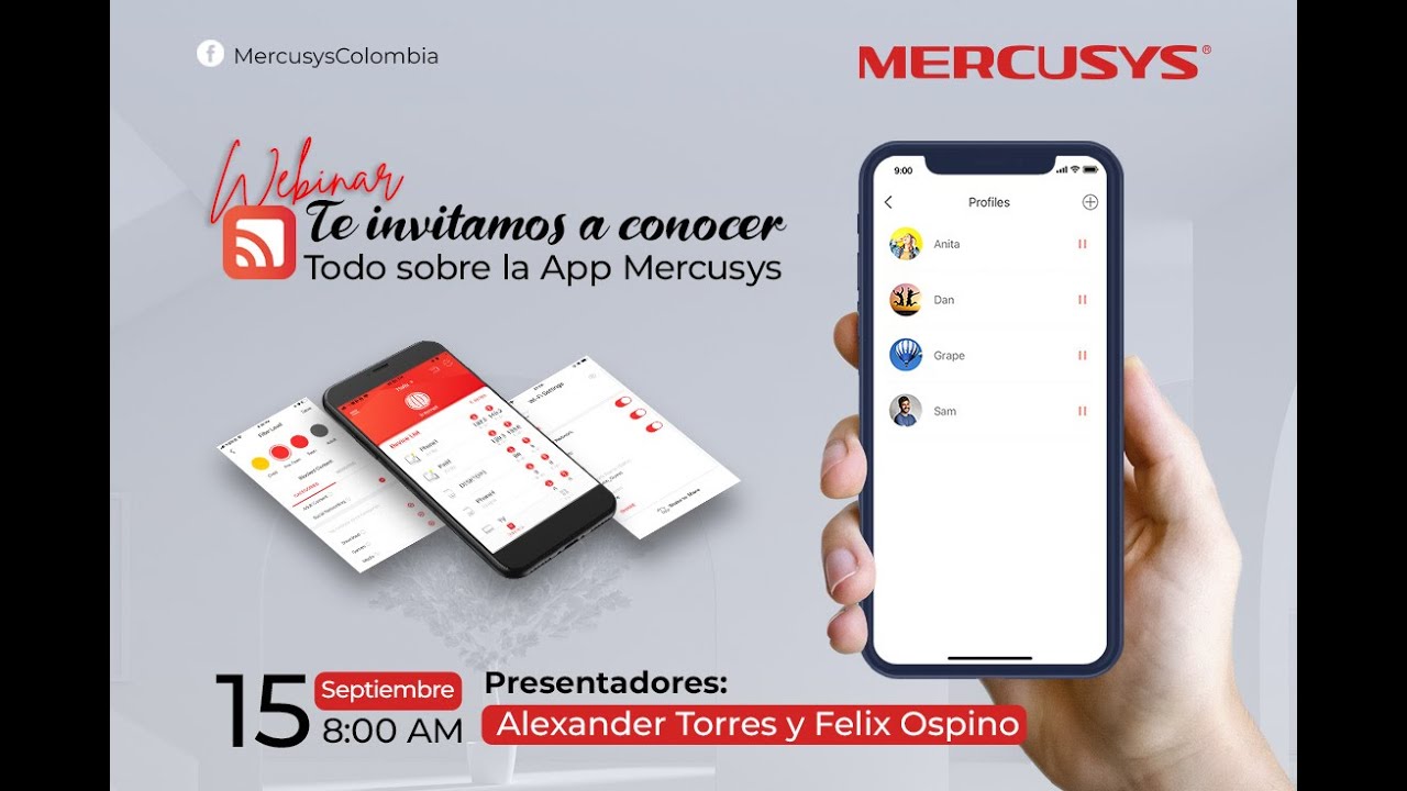 App Mercusys Webinar - TP-Link Colombia