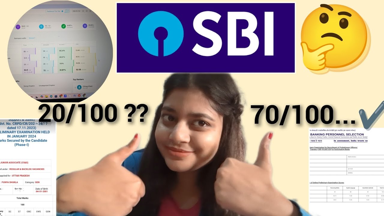 How I cleared SBI Clerk Pre in first attempt? @Punya0421 #sbiclerk2024 #sbipo #ibps #banking #sbi