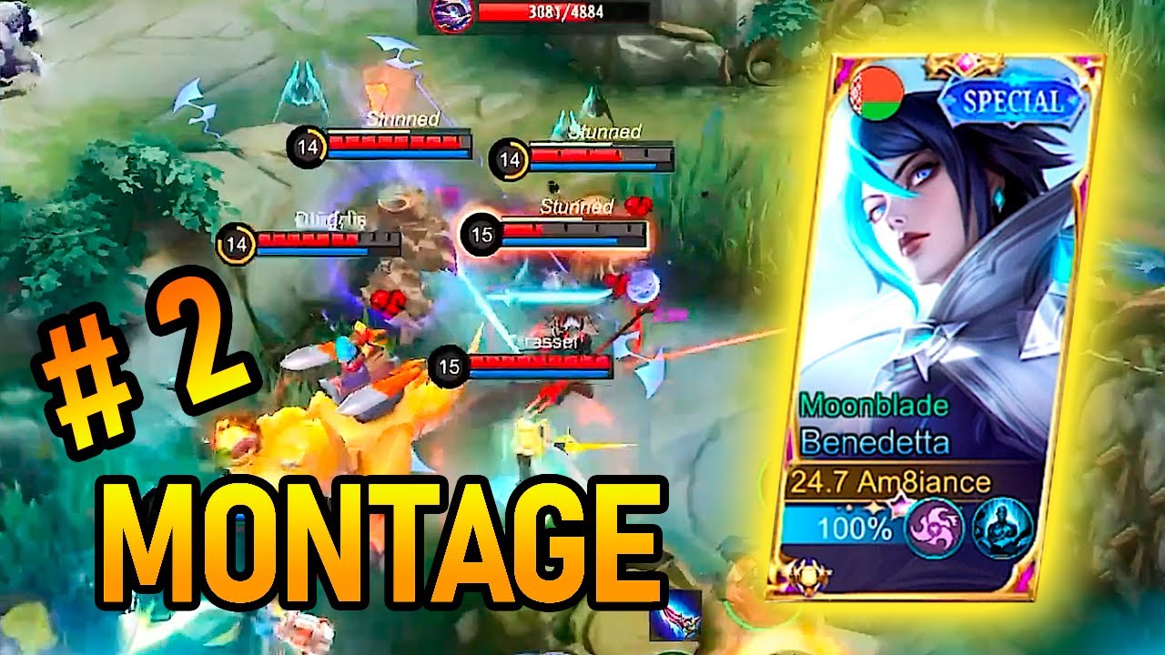 Benedetta Montage #2 - Don't Stop Her! Best Moments! Benedetta MLBB