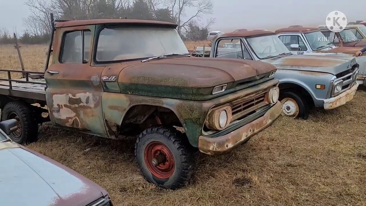 Kansas Farm Auction Picks! 100 years of Trucks, Tractors & Cars! What's in the Abandoned Farmhouse?