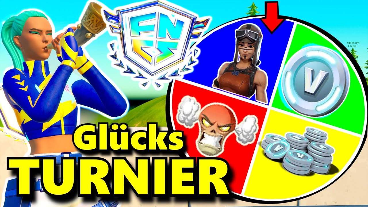 😱Ich veranstalte das GLÜCKSRAD🔴TURNIER in FORTNITE [KRANK]