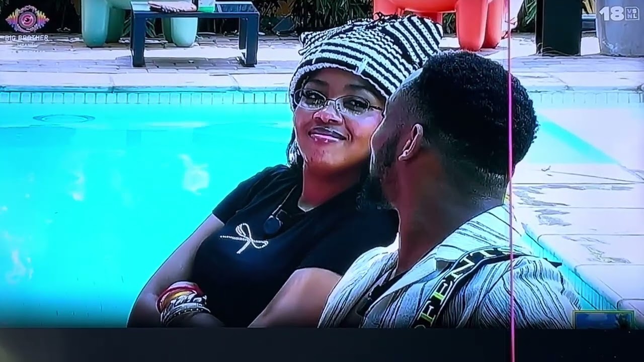 Ofentse is cooking something 