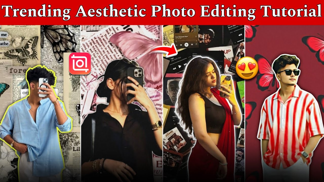 Instagram Trending Aesthetic Photo editing 😍| Inshot App Se Aesthetic Photo Kaise Banaye