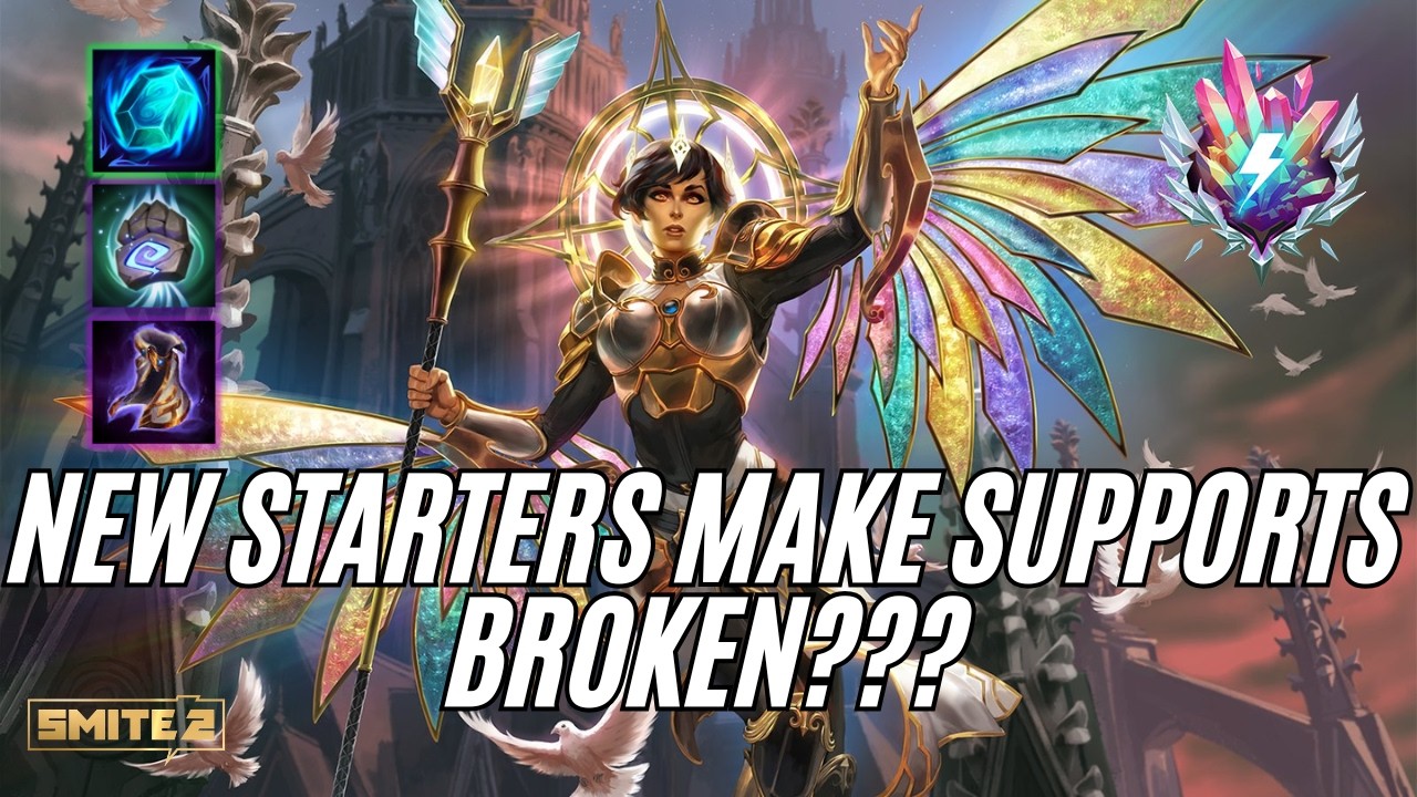 NEW STARTERS MAKE SUPPORTS BROKEN??? - Eset Support Deity Smite 2 Ranked Gameplay