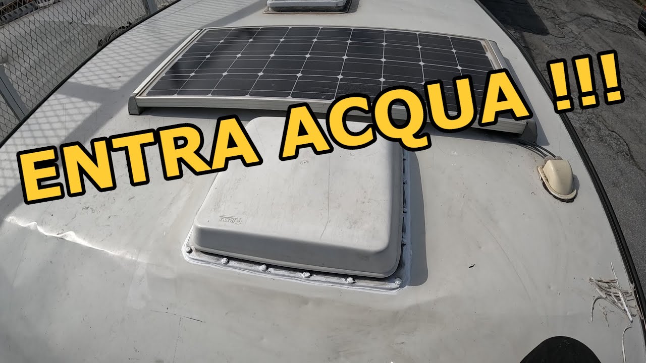 Sigillatura Oblò - Infiltrazioni d'acqua nel Camper