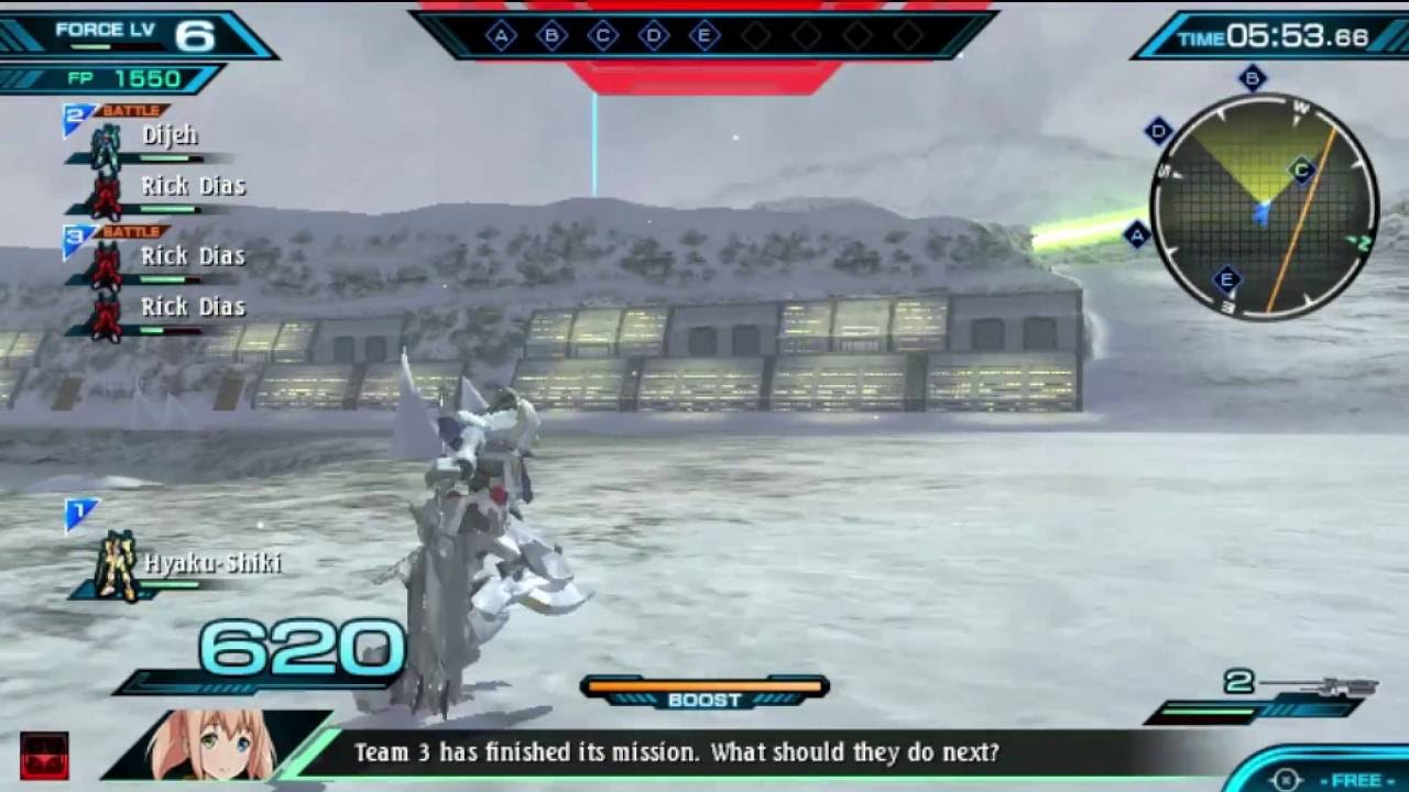 Mobile Suit Gundam: Extreme Vs Force US English Vita Gameplay