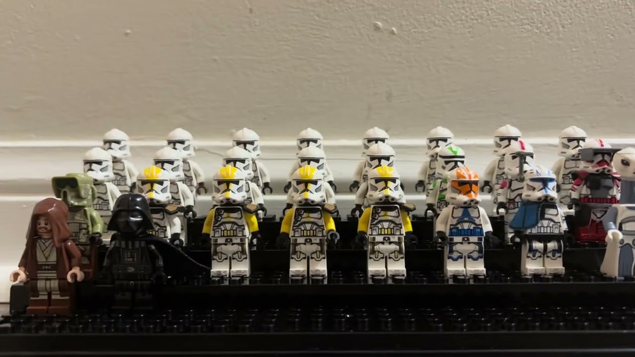 Putting my minifigures in a display case