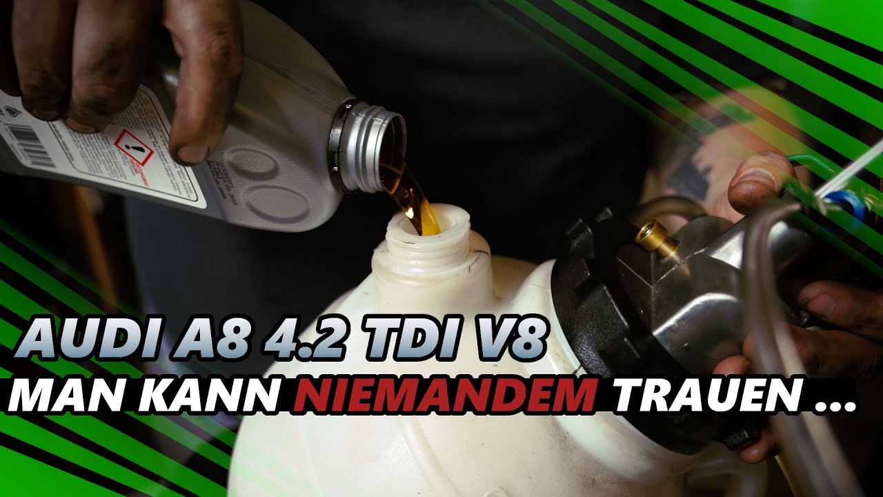 Lügen & Pfusch -  Getriebeöl Wechsel am Audi A8 4.2 TDI - Tip Tronic [Teil2] #diy #tutorial #cars