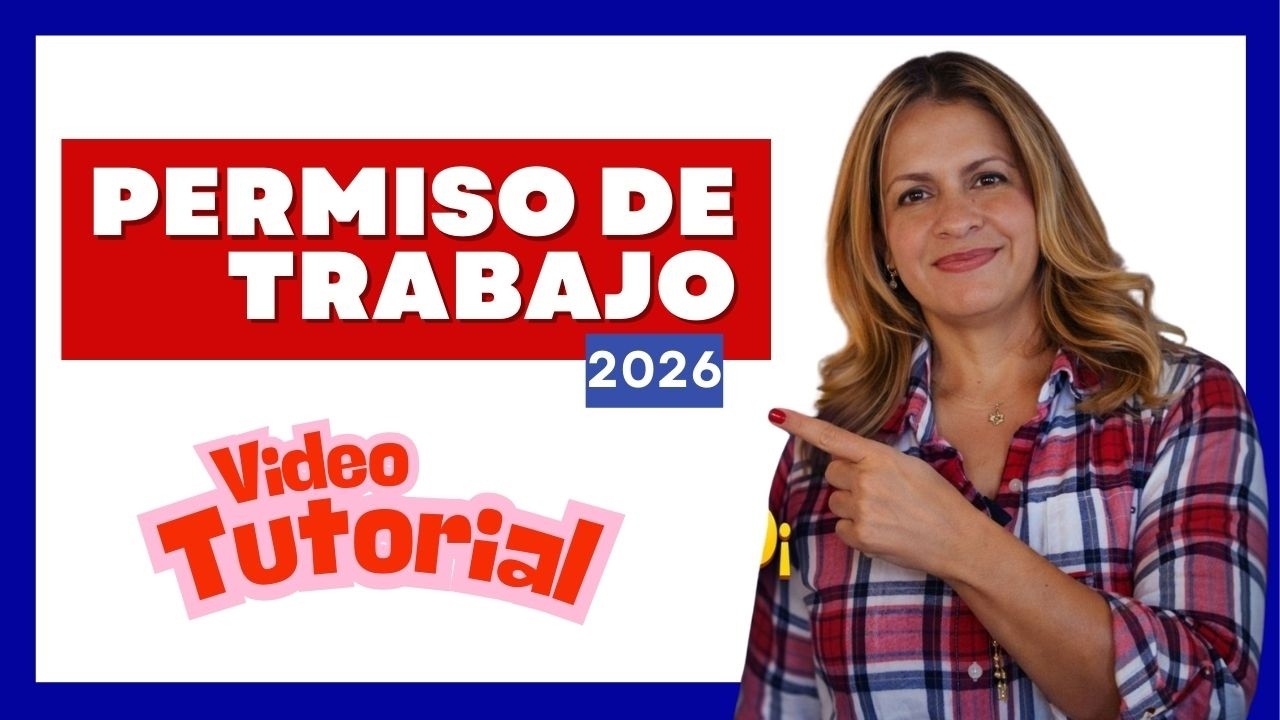 Como Solicitar tu PERMISO de TRABAJO en 2026 | TUTORIAL Paso a Paso