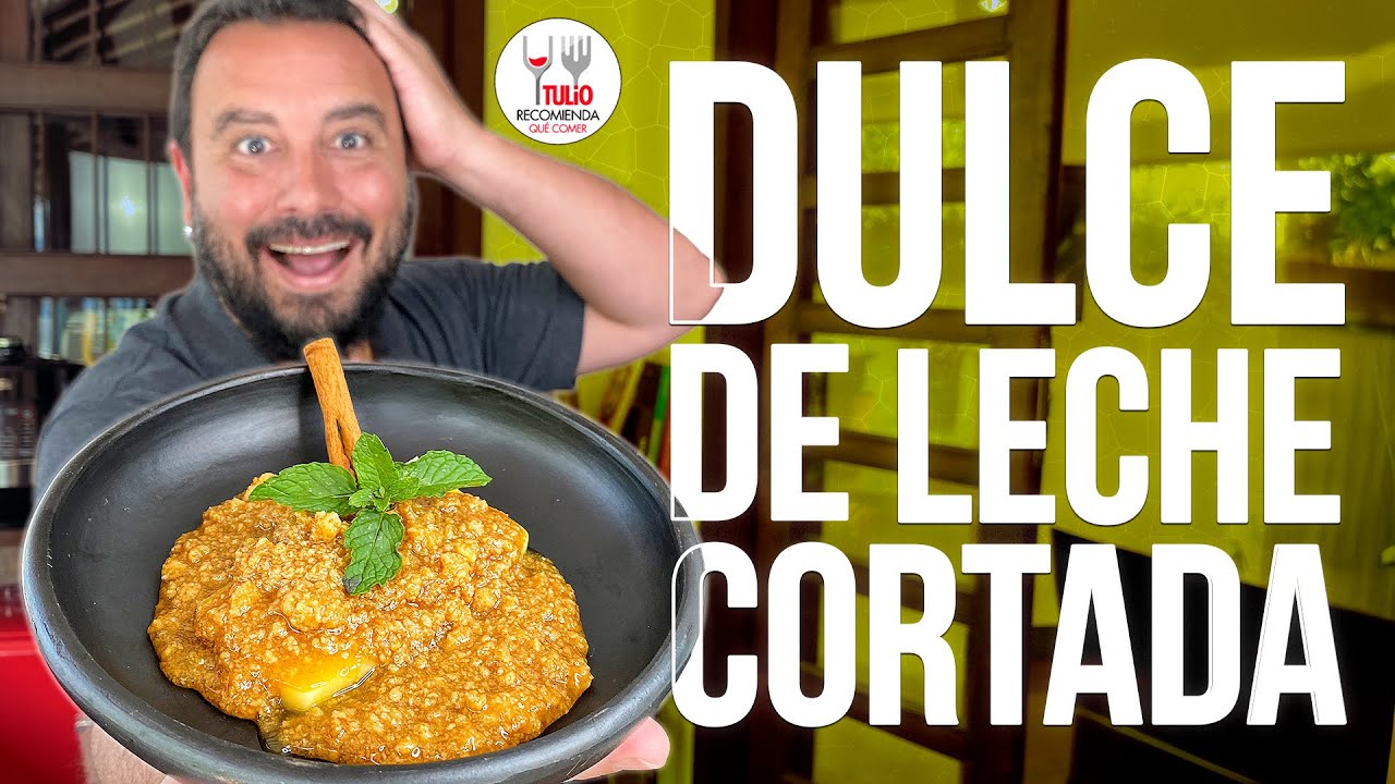 Como hacer DULCE de LECHE CORTADA casero en pocos minutos | Tulio Recomienda