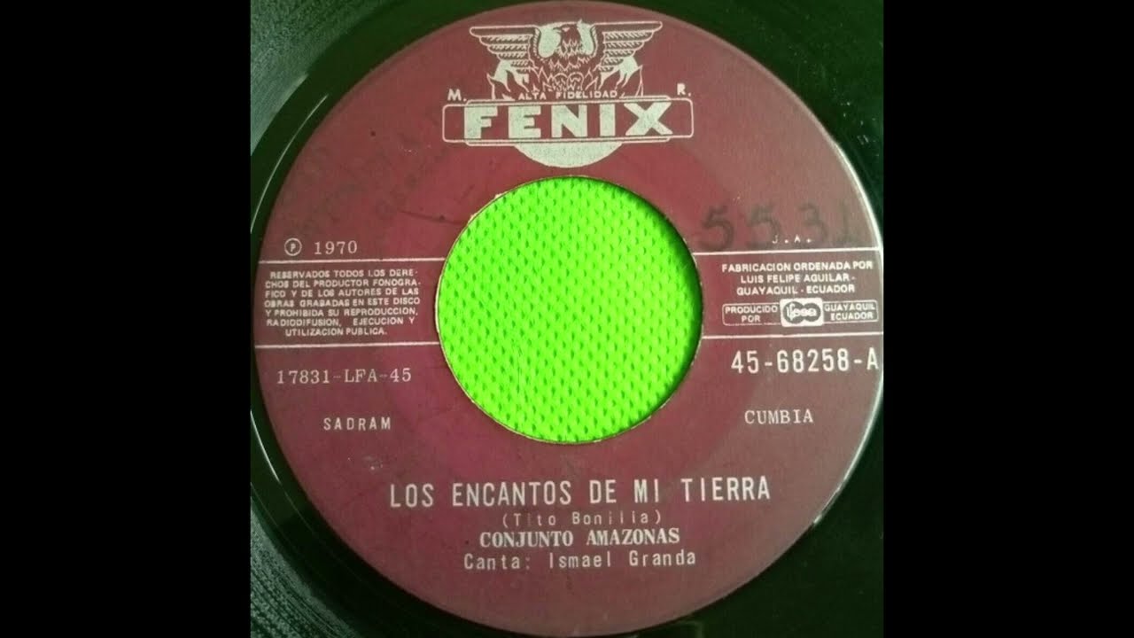 LOS ENCANTOS DE MI TIERRA- Conjunto Amazonas- Grabación Original del año 1970- Canta: ISMAEL GRANDA