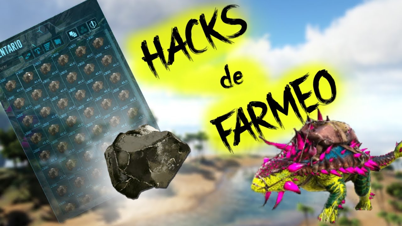 ⛏😎¡Ankylo VS Magmasaur! Cómo farmear MUCHO METAL en Ark (menos de 5 minutos)