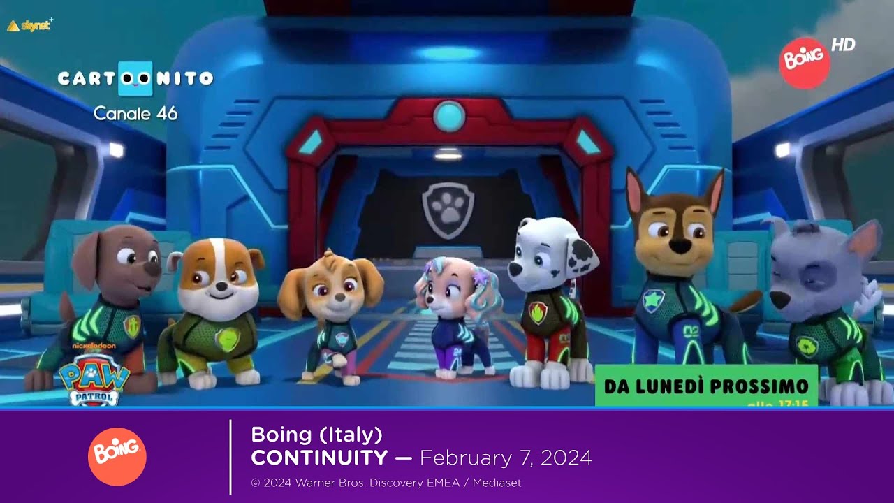 Boing (Italy) continuity | February 7, 2024