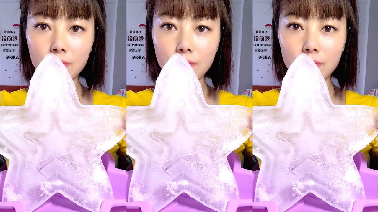HARD ICE EATING / ICE EATING / CLEAR ICE EATING. ZHAOFENG HARD ICE