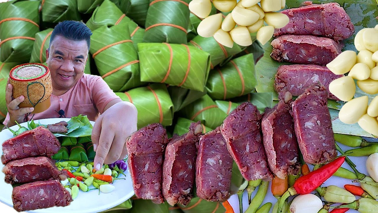 ส้มวัวใบตองหอมๆแกล้มพริกสด บรรยากาศทุ่งนาเขียวขจีสบายตา