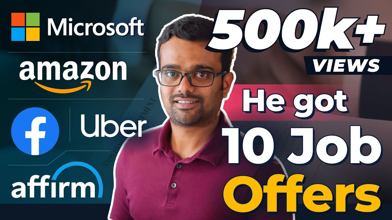 Он успешно прошел собеседования FAANG (MAANG) в 10 компаниях, включая Amazon, Facebook, UBER, Mic...