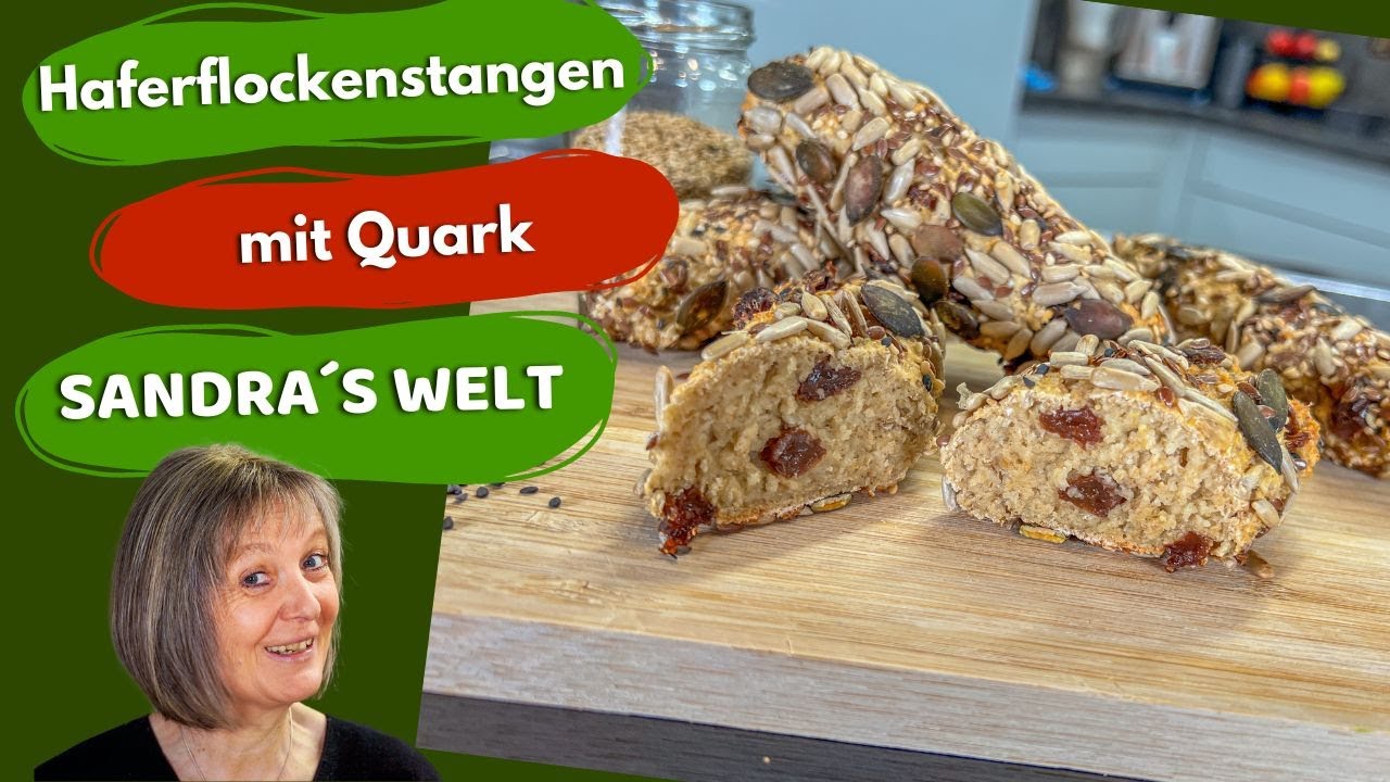 Leckere Haferflockenstangen mit Quark, Probiert es selber aus.