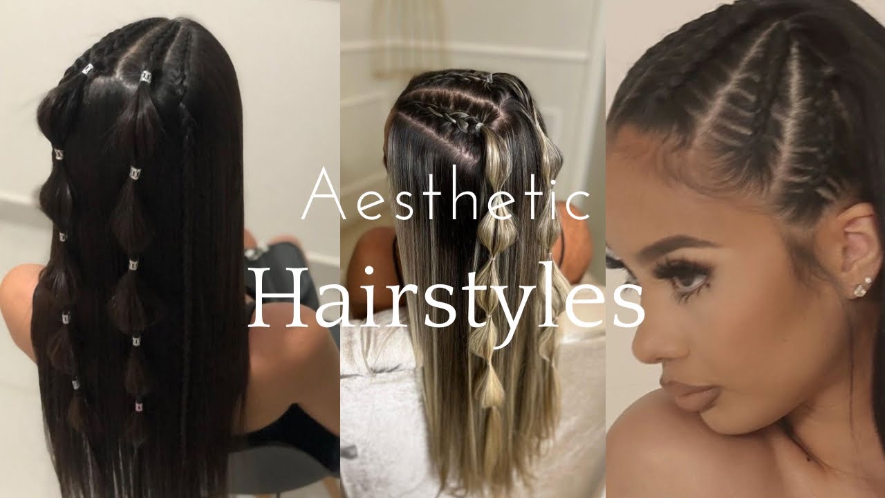Aesthetic straight hairstyles | TikTok Compilation