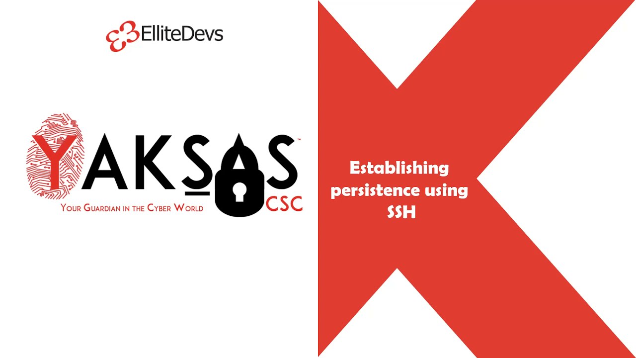 Establishing persistence using SSH