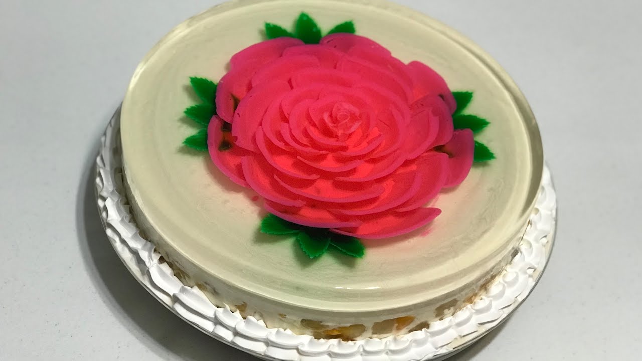 Gelatina 3D con relleno o Gelapastel /  GELATINA DIA DE LAS MADRES