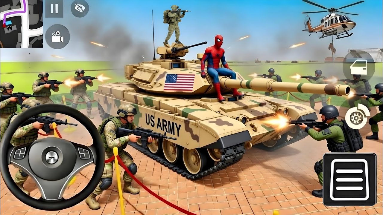 🔥 Army's 🪖 & Spiderman Showroom Heist 🏎️🎉 | Mega Ramp Stunts Challenge | Indian Theft Auto Simulator