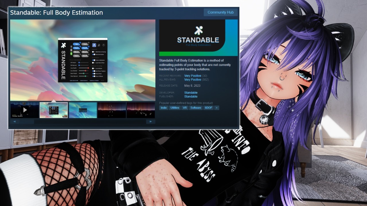 This Is The Best $20 I've Spent For VRChat (Standable FBE Full Body Estimation)