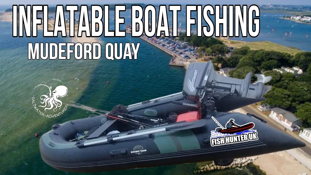 INFLATABLE BOAT FISHING.  The H5 Camo Hydrus  @FishHunterUK