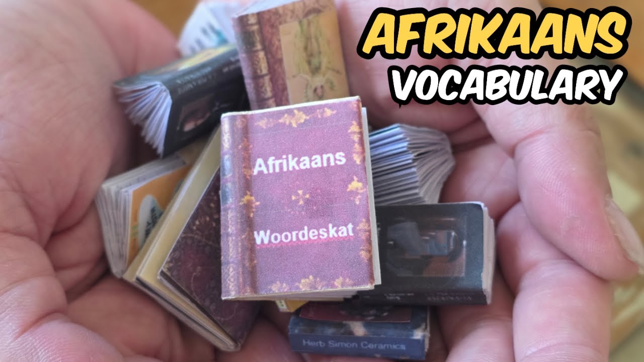 Afrikaans mini vocabulary lesson on stationary