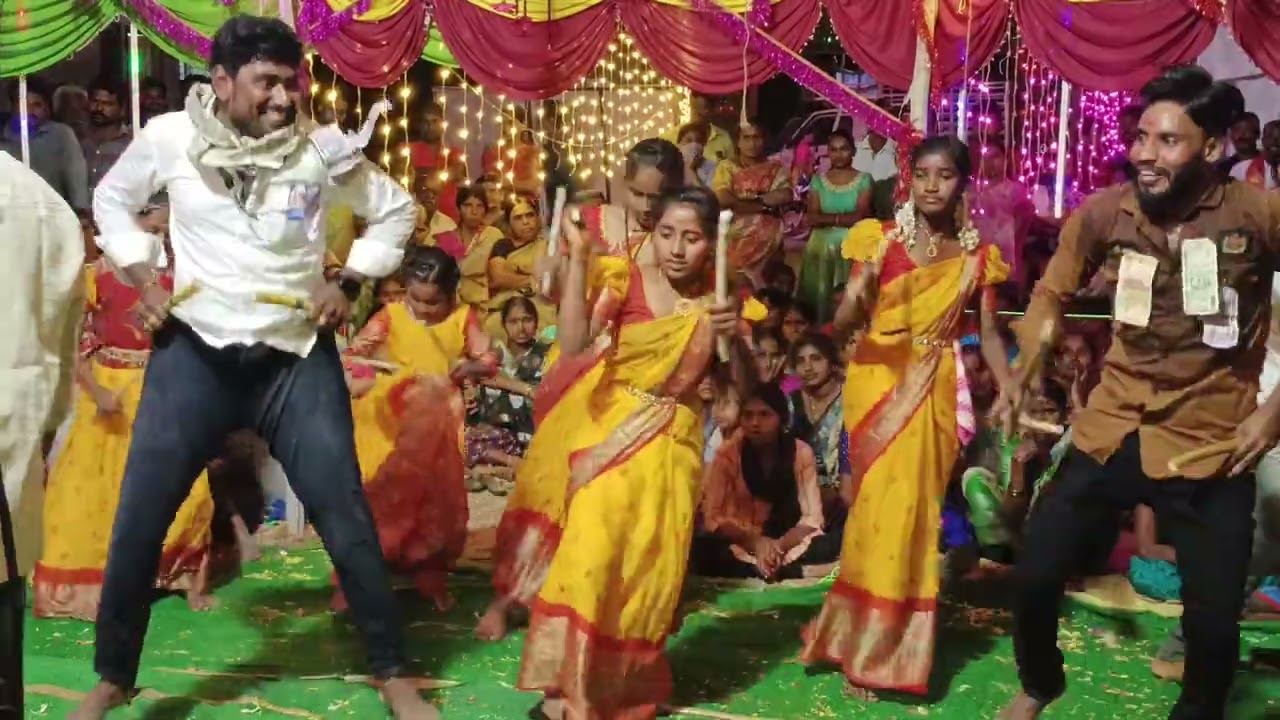 రబ్బరు గాజులు ఎన్టీఆర్ సాంగ్ అశోక్ కోలాట బృందం జొన్నావరం