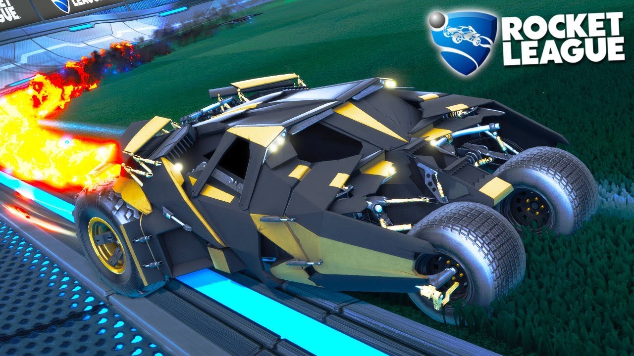 Rocket League - Mitalvão com Batmóvel Tumbler