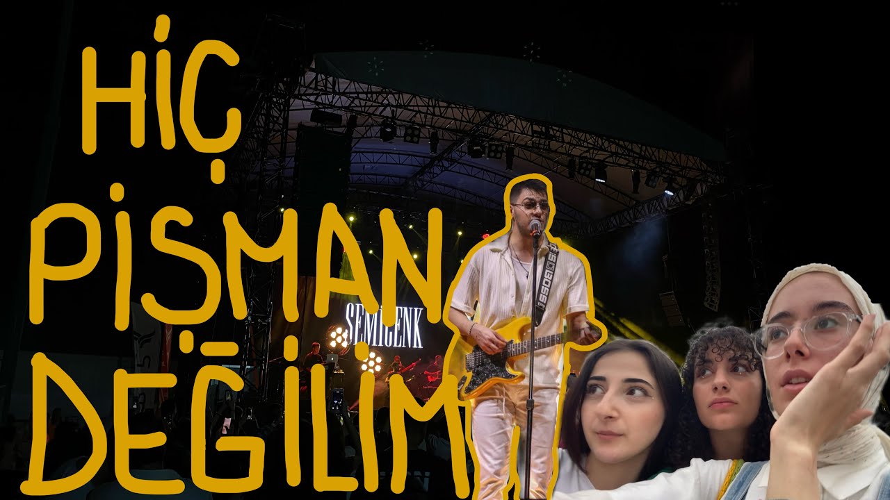 SEMİCENK KONSERİ | kavga dolu konser vlog, yolda kaldık